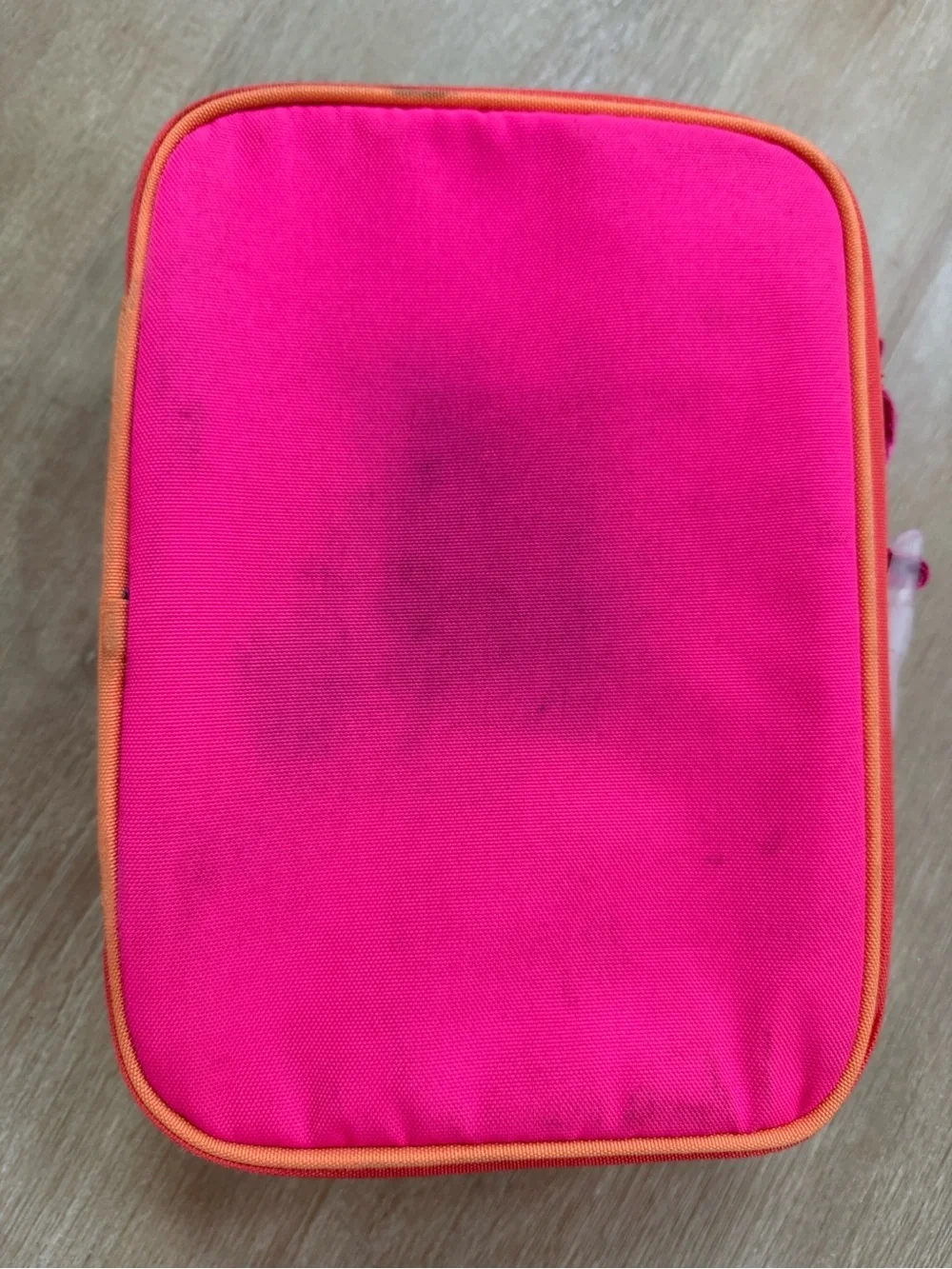 STATE Hot Pink Lunch Bag with Lime Trim